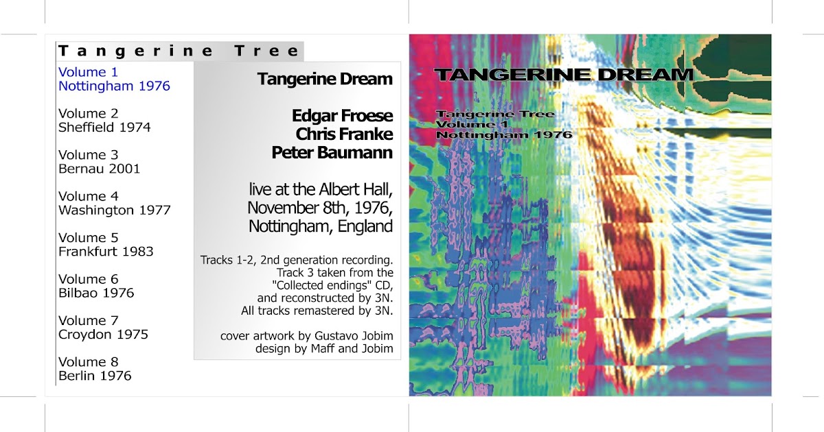Lo Tuyo No Es Una Desgracia Recargado TANGERINE DREAM Trees Vol. 01