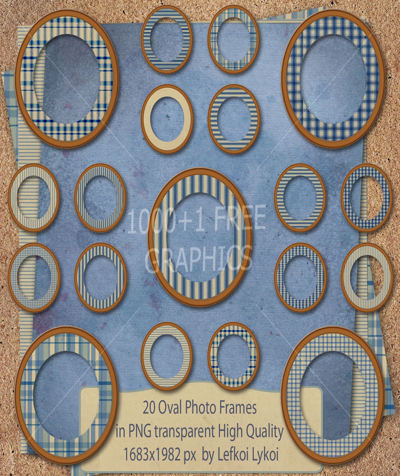 1000+1 FREE GRAPHICS : 20 Oval Photo Frames in PNG transparent High