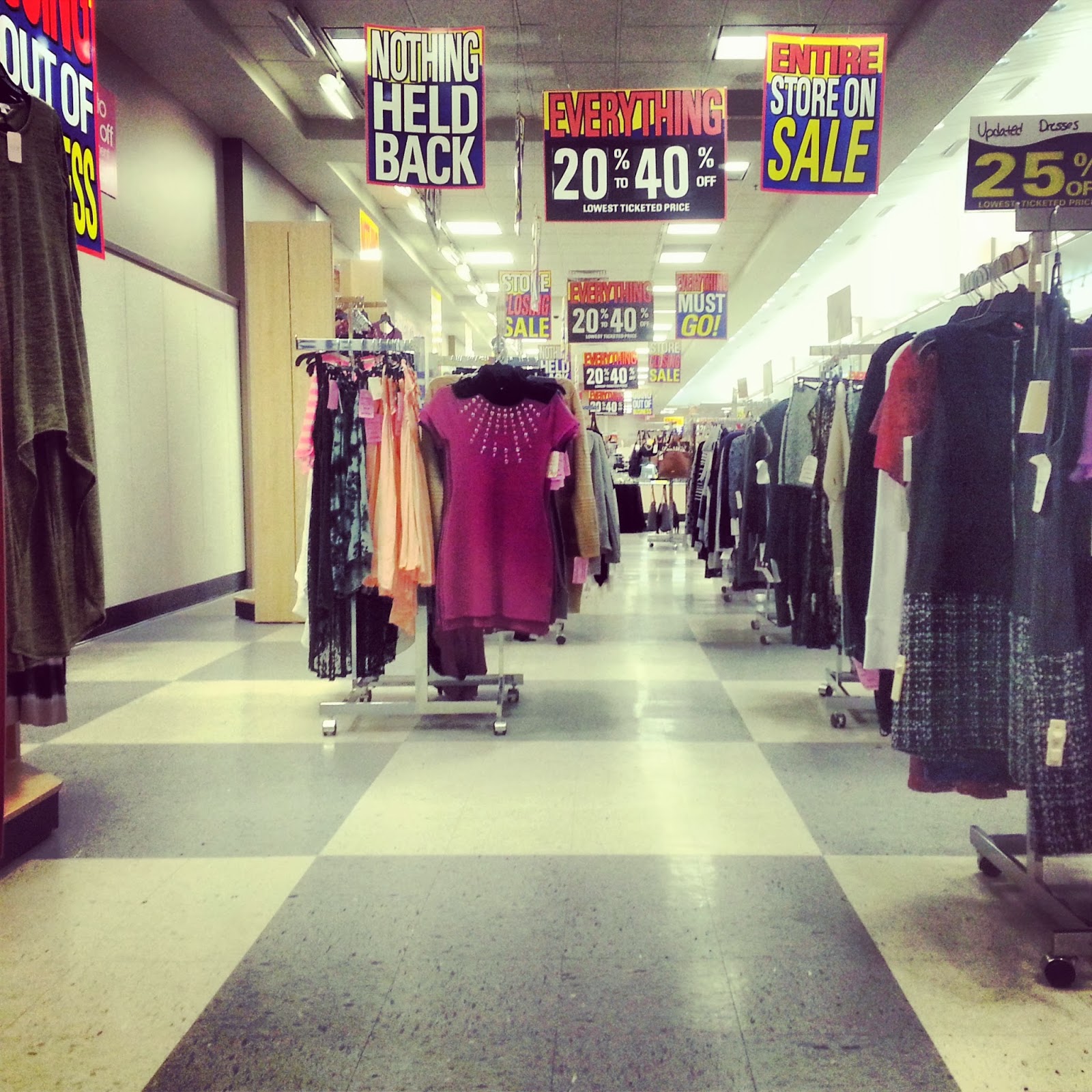 Robert Dyer Bethesda Row LOEHMANN'S GOING OUT OF BUSINESS AT MAZZA