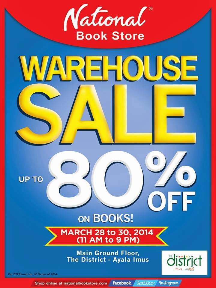Manila Shopper National Book Store Warehouse Sale The District Imus Mar 2014