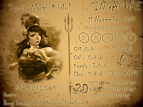 Syair Nyai SINGAPORE 11 November 2019