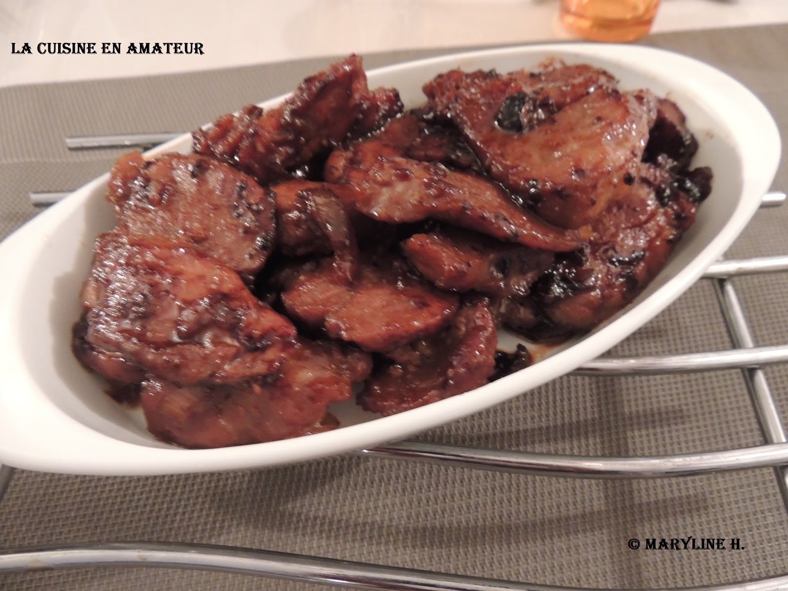 Filet Mignon Sauce Soja Miel-moutarde Au Four lacuisineenamateur.blogspot.com