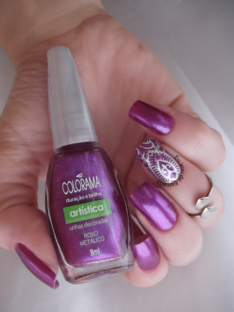 Esmalte Roxo Metálico Colorama