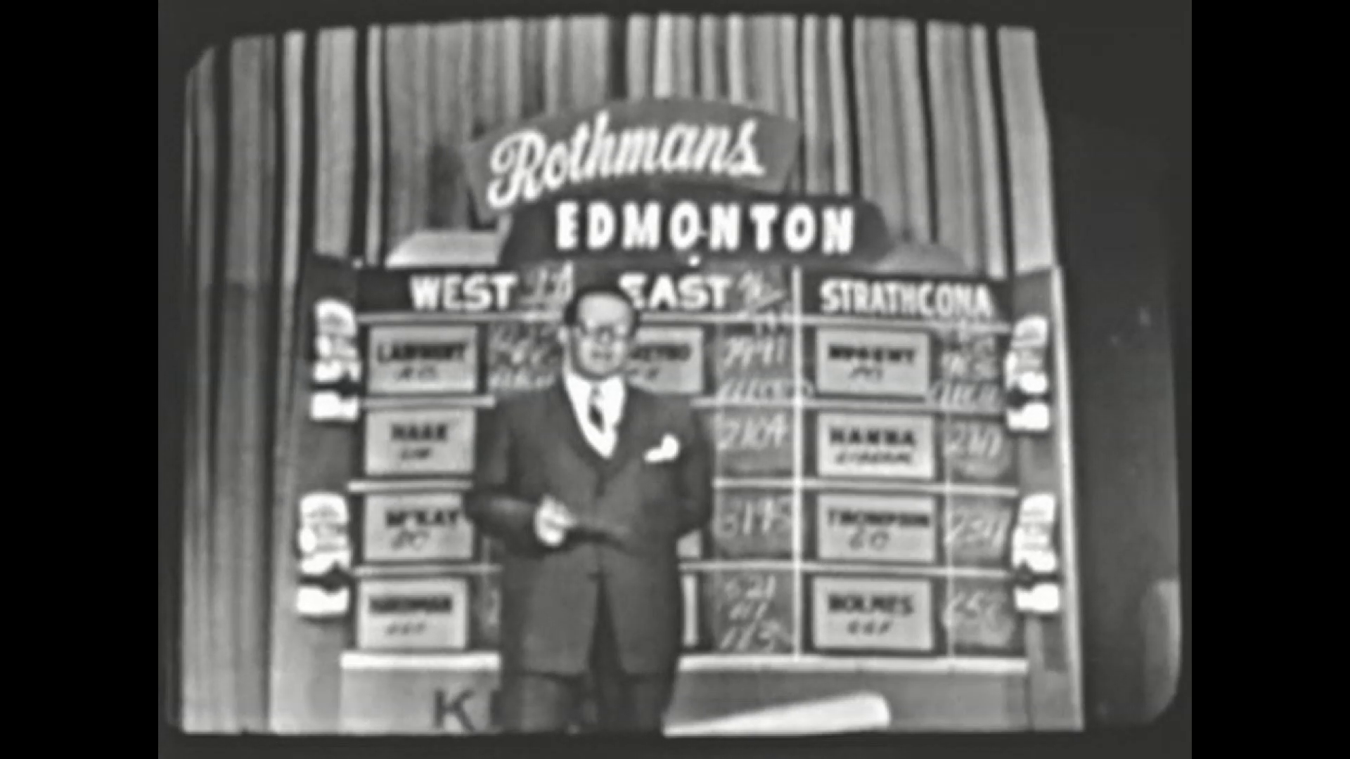 Vintage Edmonton Television CFRNTV Election Results (March 31, 1958)