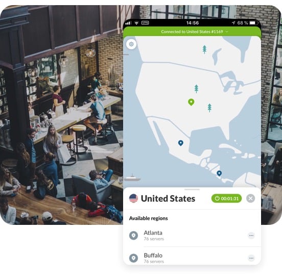 تطبيق فتح المواقع المحجوبة حول العالم وتصفح الإنترنت بشكل خفي NordVPN النسخة المدفوعة