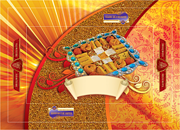 World of Sweet Box packaging designs and devotion for packaging concept:  Indian Traditional Sweet box designs