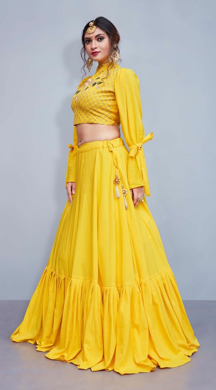 haldi outfits for bridesmaids