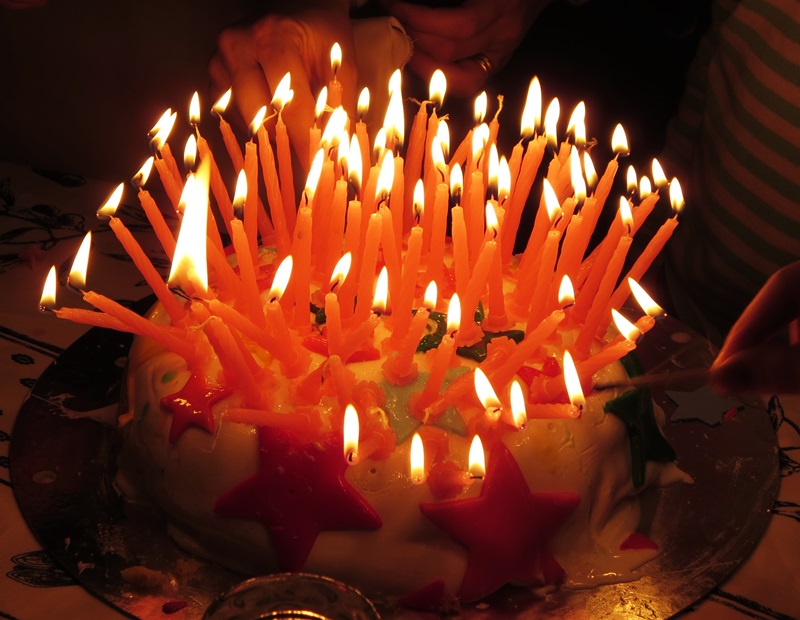 Foto Torta Con Candeline