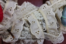 Lace on wreath