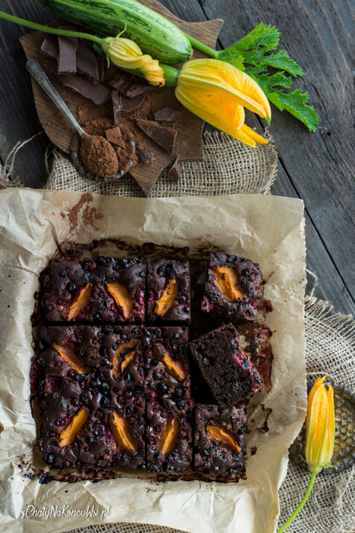 ciasto czekoladowe z cukinią przepis na ciasto z cukinii