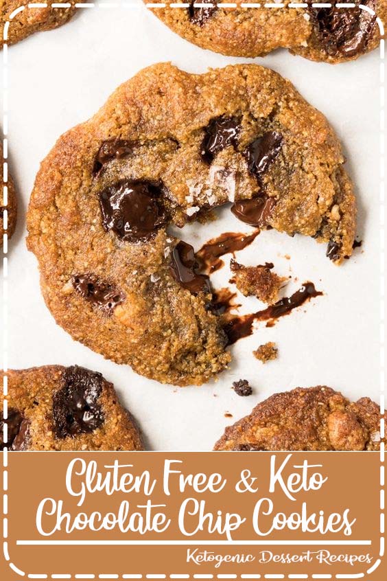 Gluten Free & Keto Chocolate Chip Cookies Food Easy Delicious