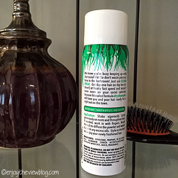 Product Review Not Your Mother's Clean Freak Refreshing Dry Shampoo
