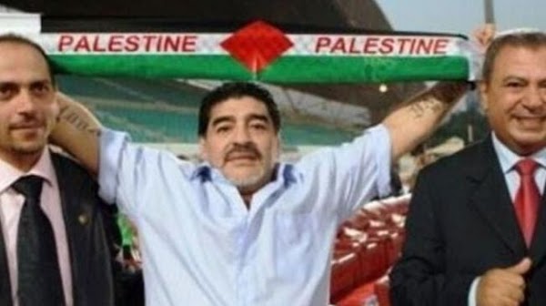 Di Palestina, Anda Tidak Bisa Membenci Maradona....
