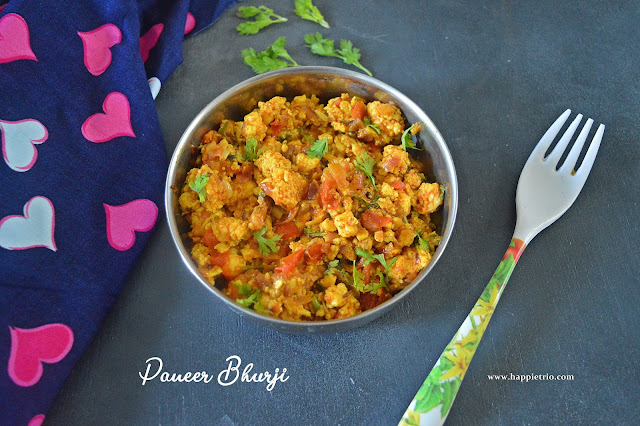 Paneer Bhurji Recipe | How to make Paneer Bhurji