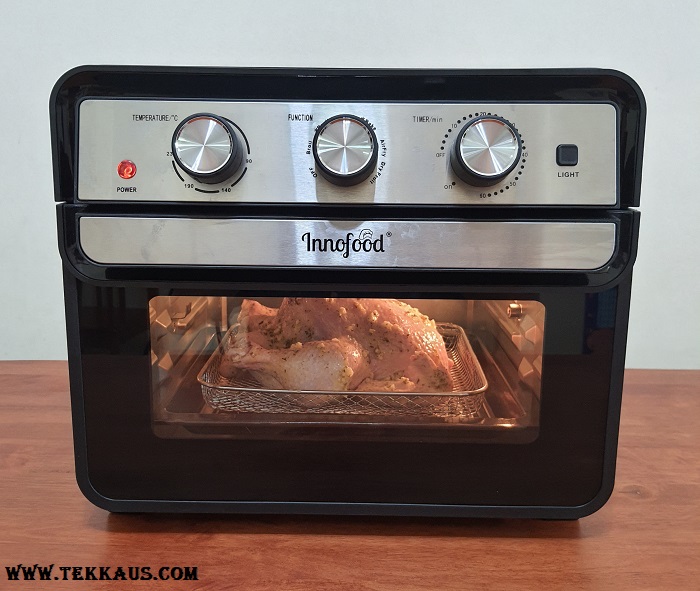 Innofood Air Fryer Oven Review With Dehydrator Function Tekkaus® Malaysia Lifestyle Blogger