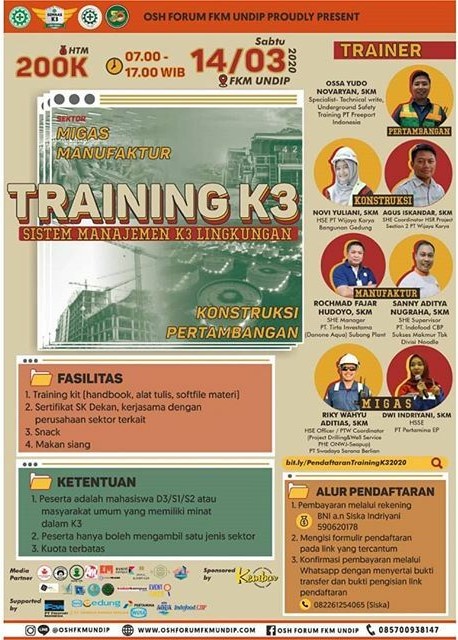 Training K3 - Sistem Manajemen K3 Lingkungan