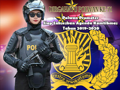 Wallpaper Polwan Cantik