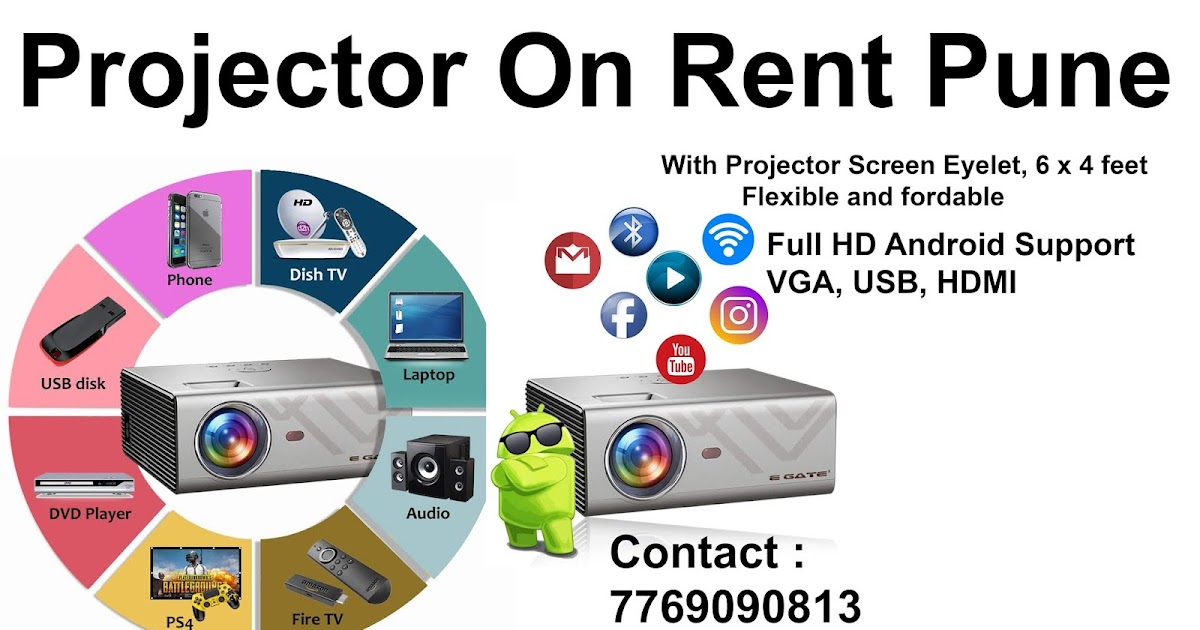 Video Shooting Pune projector on rent pune Andriod Full HD Projector