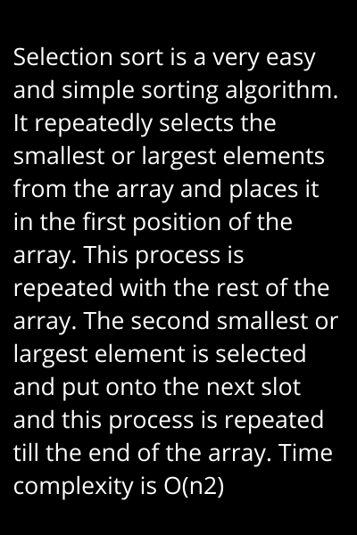 Selection sort in java with two arrays - Java and Python tutorial