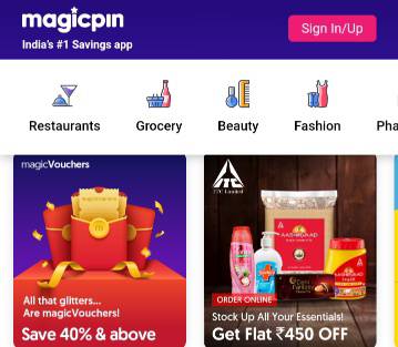 MagicPin popular cashback,India's Most Generous Cashback Website. ,Cashback apps in India, TopCashback app review,Cashback offers