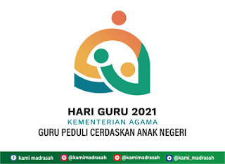 Logo Hari Guru Nasional (HGN) Kemenag 2021