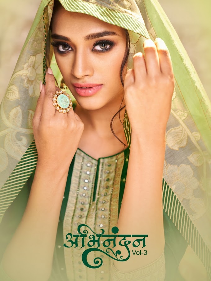 Samaira Fashion Abhinandan Vol 3 Silk Salwar Kameez Collection 