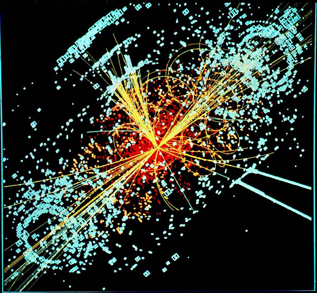 Моделирование процесса создания микроскопической чёрной дыры (Lucas Taylor / CERN)