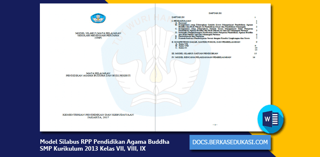 Model Silabus RPP Pendidikan Agama Buddha dan Budi Pekerti
