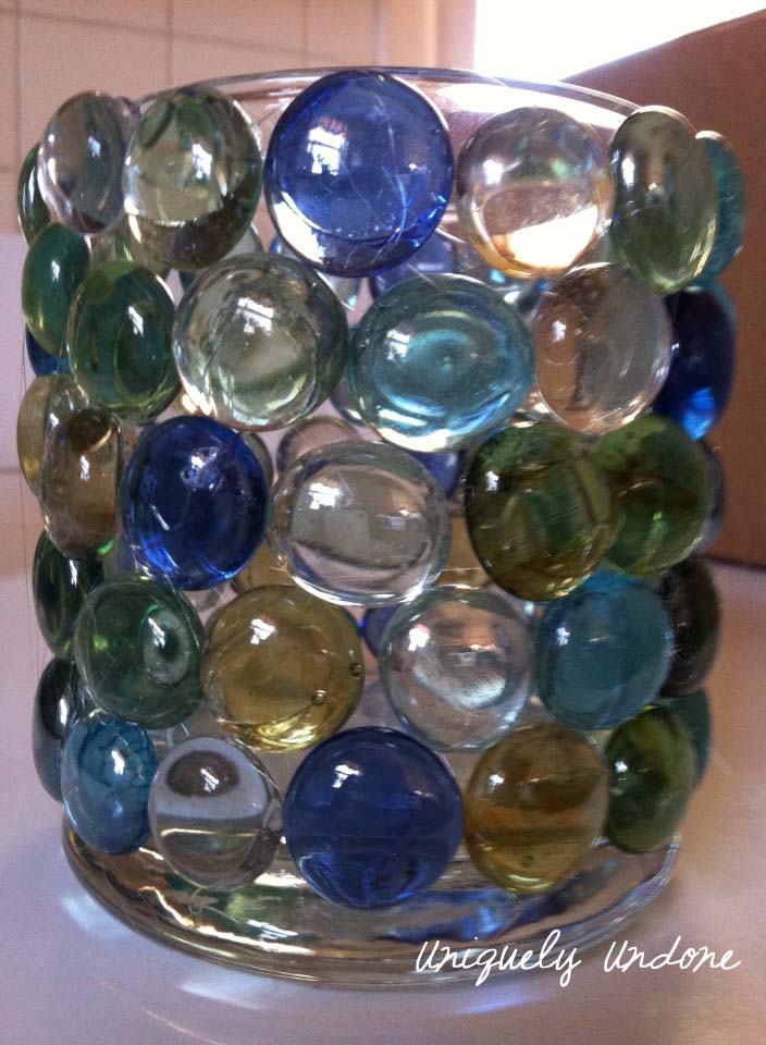 DIY by Design DIY Glass Bead Candle Holder Guest Post Uniquely Undone