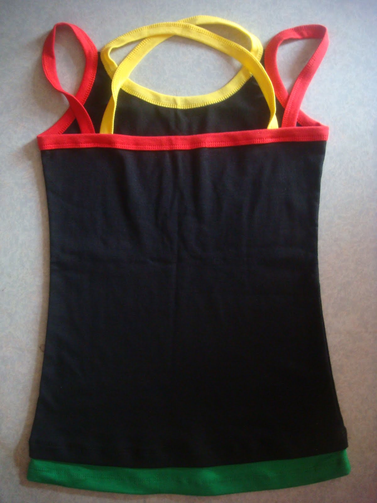 Débardeur En Maille Rasta Pour Homme - 100% Coton, Coupe Ajustée, Rayures Multicolores, Marque ITZU