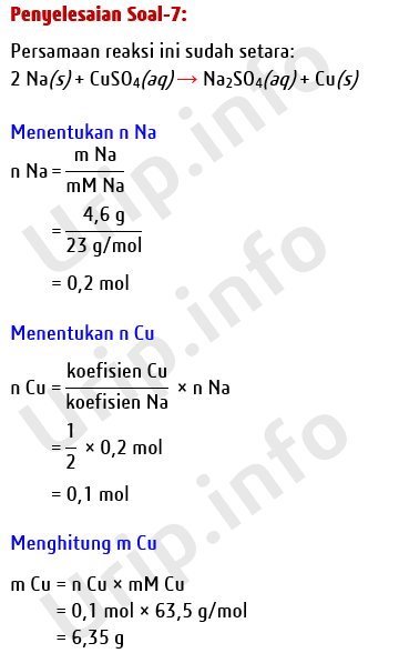 Soal Stoikiometri Reaksi Urip Dot Info