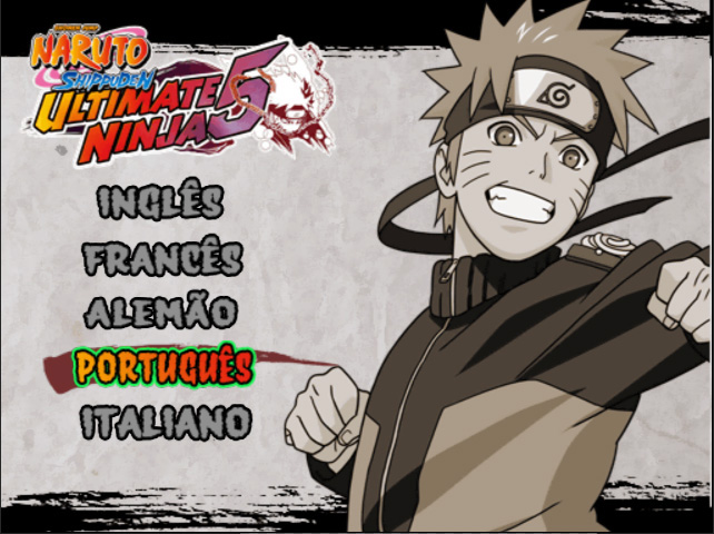 Meu PS2 Nostalgia: Naruto 5 Dublado Em PT-BR ISO VMODE=PAL-NTSC PS2