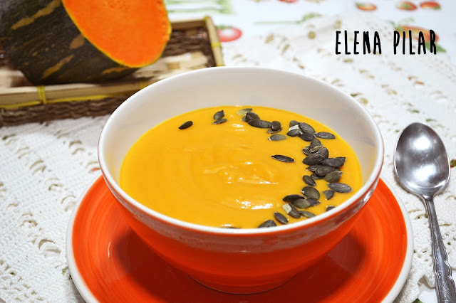 Crema de calabaza y zanahoria