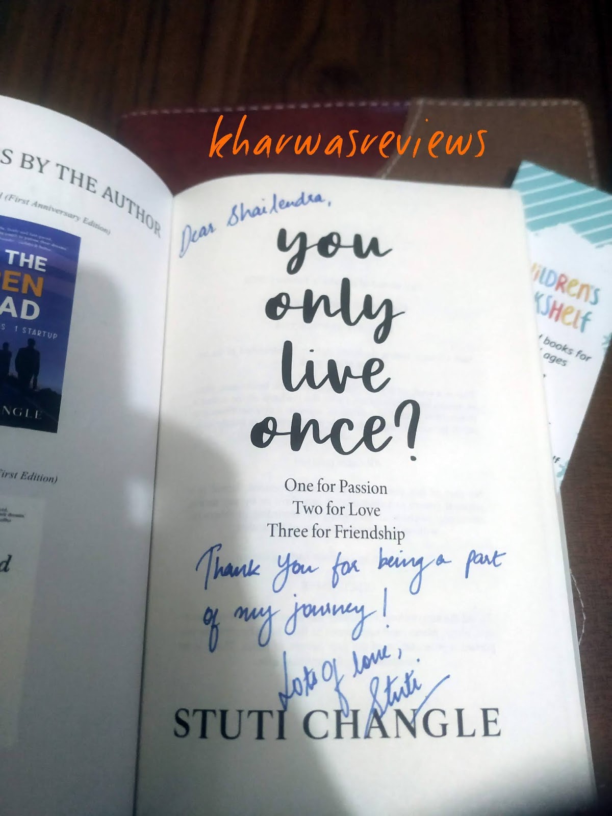 book review of you only live once