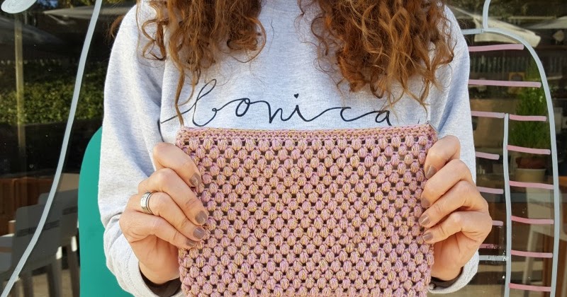 Diy By Paula Bolso De Ganchillo Con Forro Y Cremallera