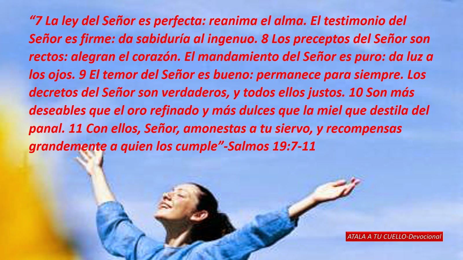 ATALA A TU CUELLO Devocional Salmos 19 ATALA A TU CUELLO Devocional Salmos 19