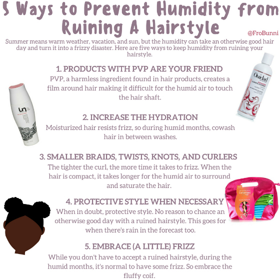 Frobunni 5 Ways To Prevent Humidity From Ruining Your Hairstyle
