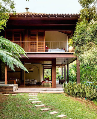 desain rumah tropis
