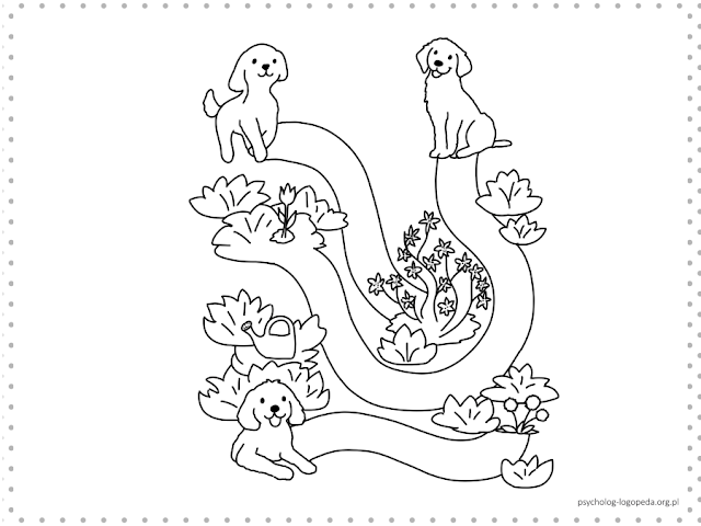 karta pracy o psach free printable blog o dogoterapii