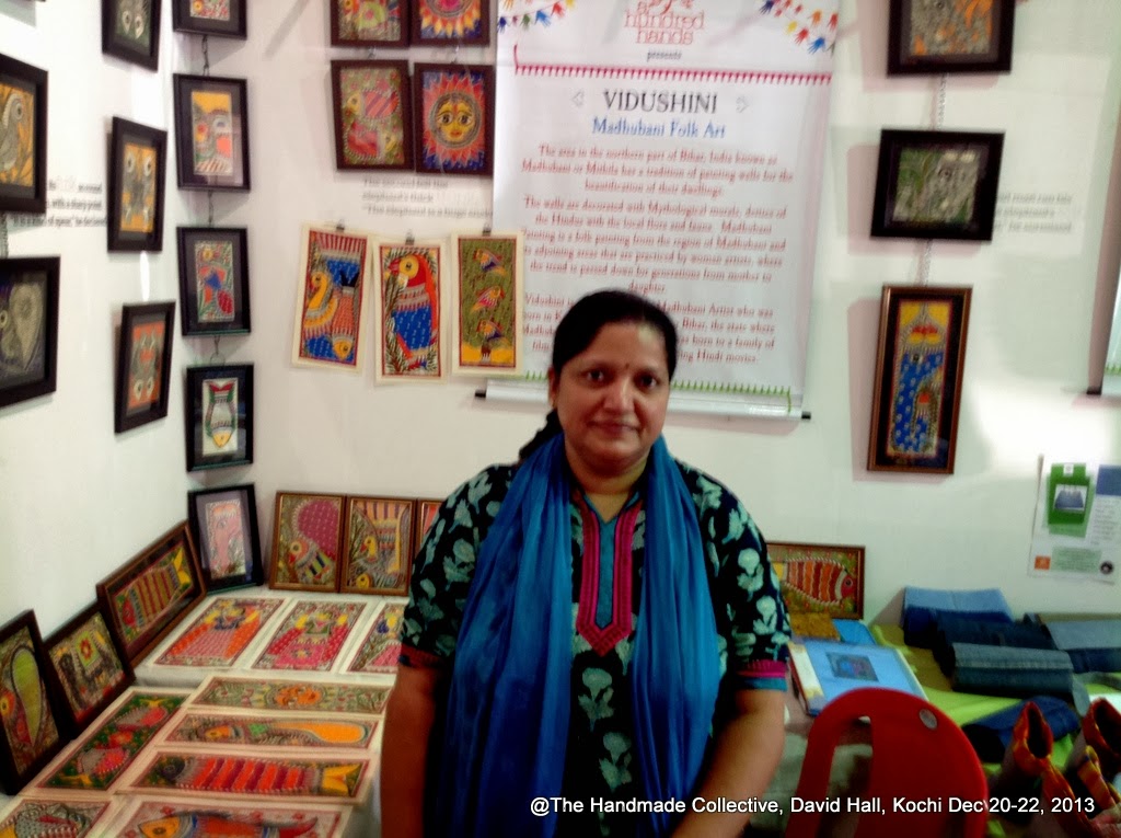 Madhubani Paintings by Vidushini Exhibiting at David Art Gallery in