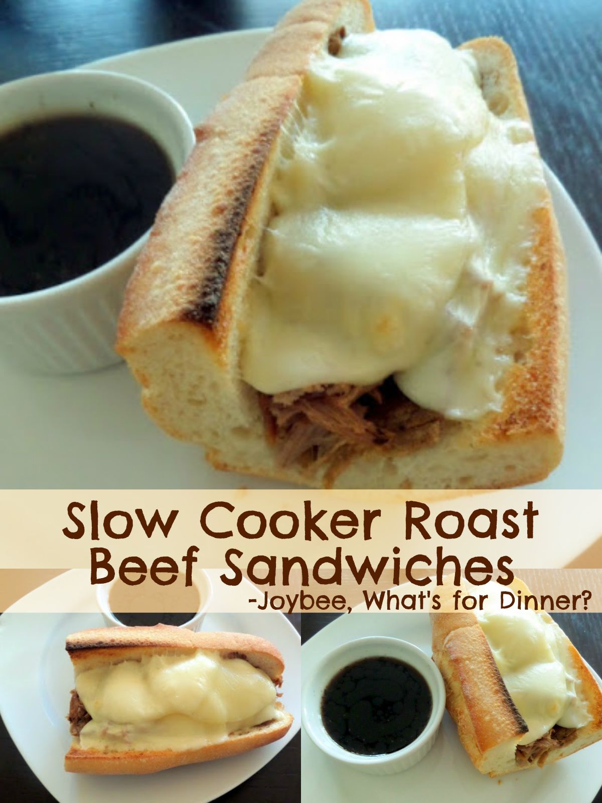 Slow Cooker Roast Beef Sandwiches Joybee, What's for Dinner?