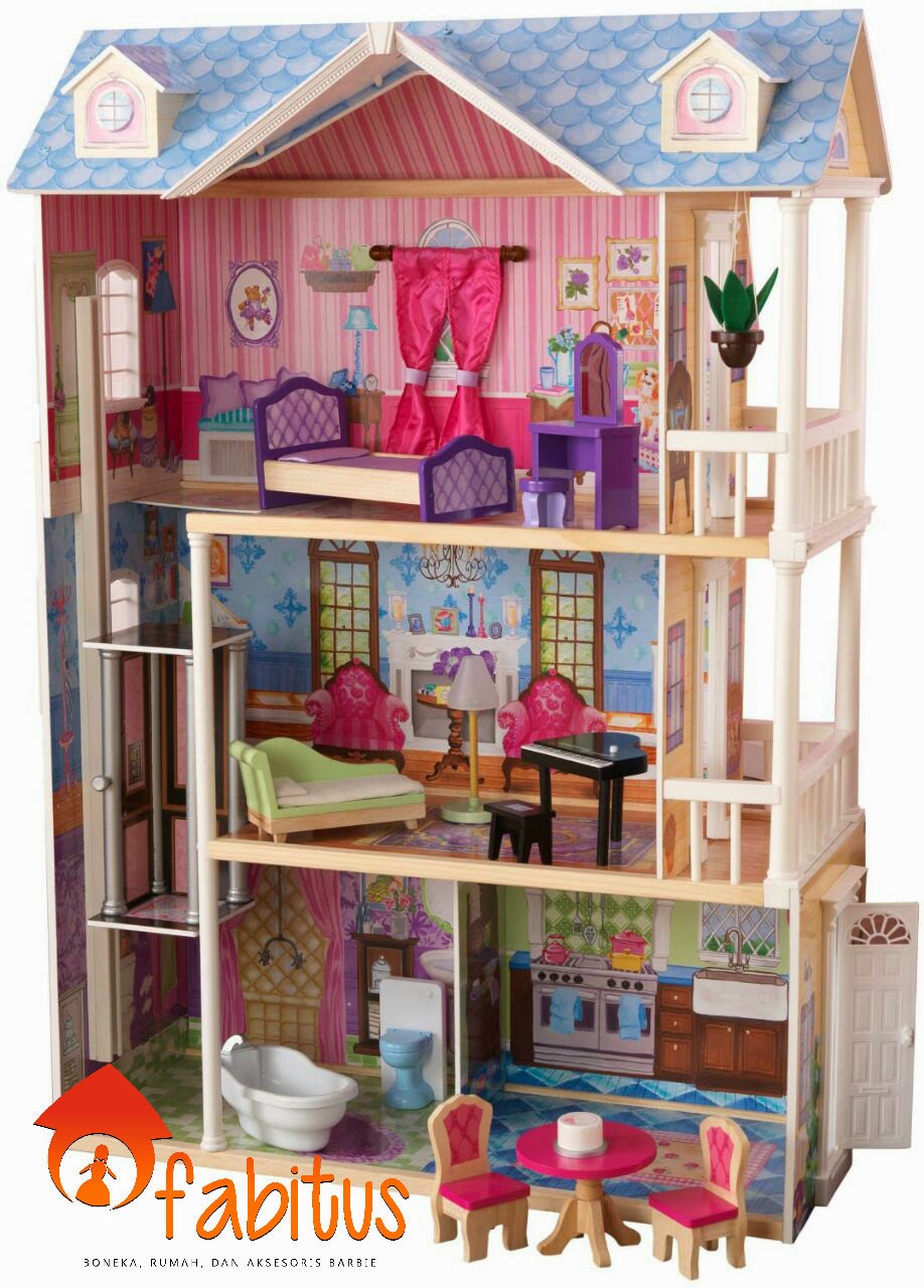 Referensi Desain Custom Rumah Boneka Barbie 2