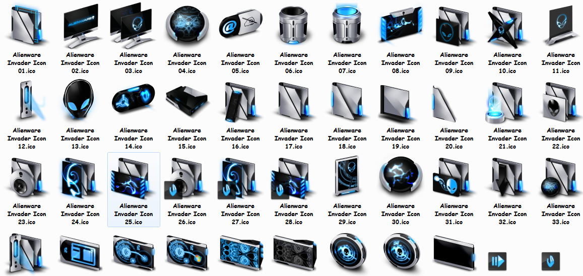 Alienware Icon pack free download for windows 7