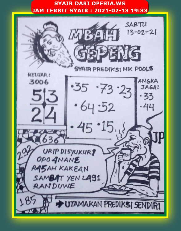 1 New Message Kode Syair Hongkong 13 Februari 2021 Forum Syair Togel Hongkong Singapura Sydney