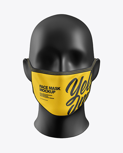 Download Free Best 3d Mockups Face Mask Mockups PSD Mockups.