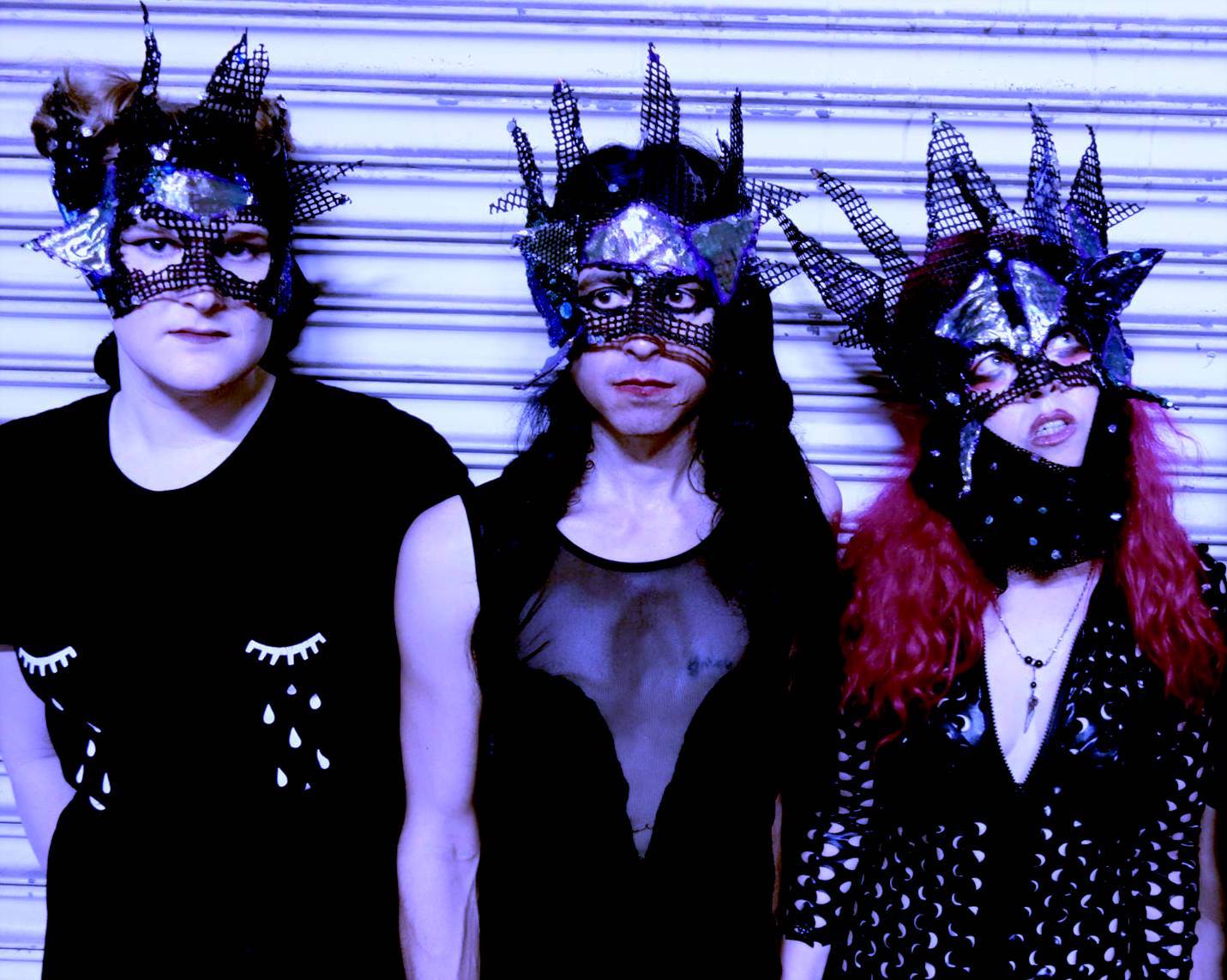 Moira Scar "Wound World" era, left to right: AImee S., Roxy Monoxide, LuLu Gamma Ray.