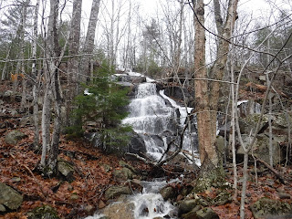 Breakneck Falls along Breakneck Road in Acadia, Maine