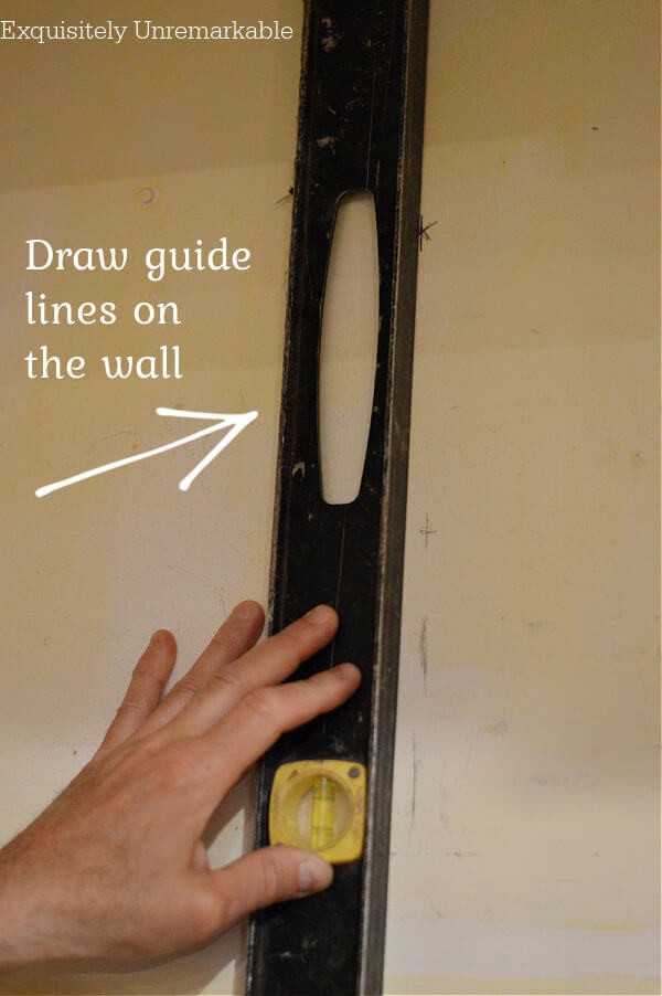 Draw Guide Lines On The Wall