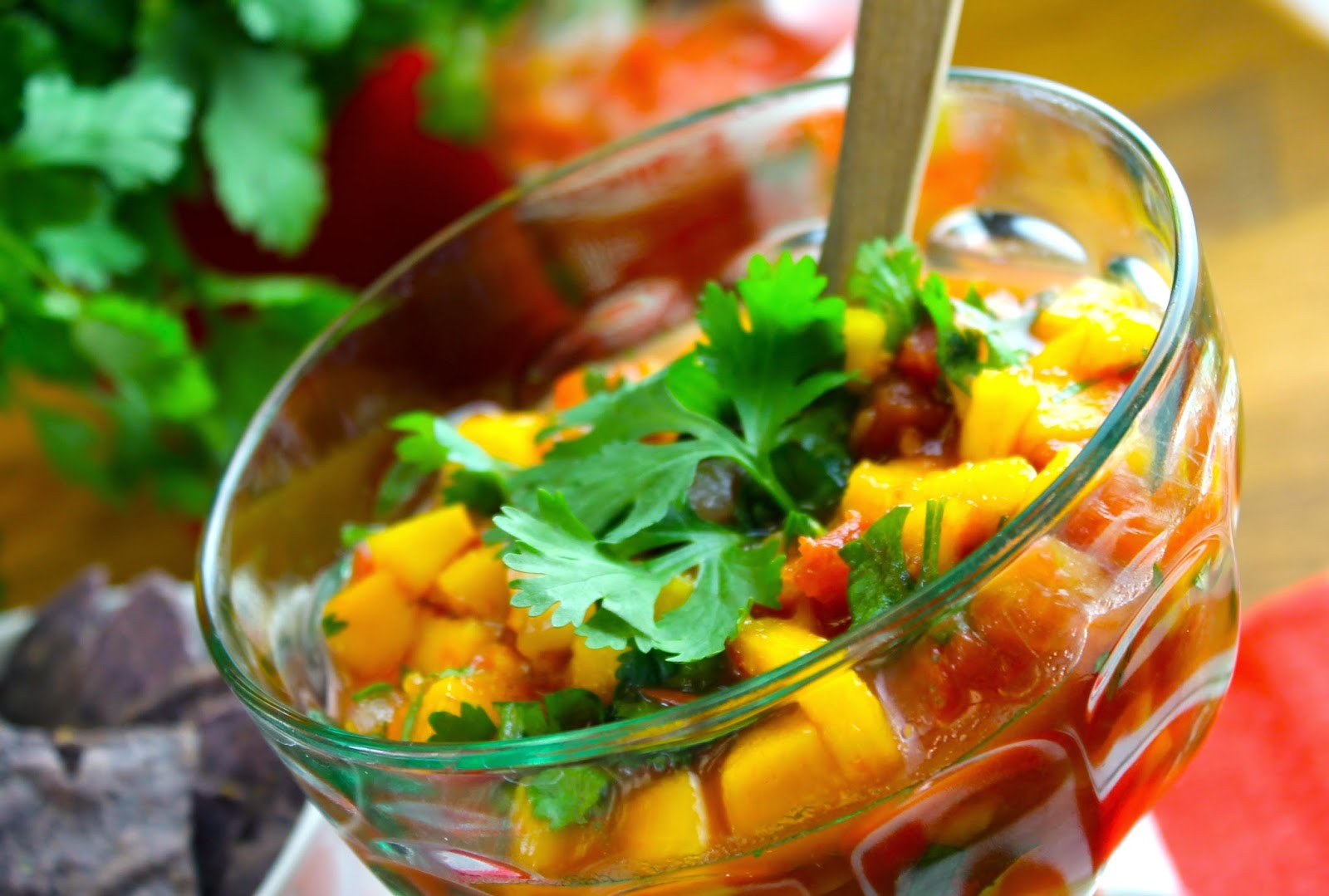 3 Ingredient Salsa with Mango and Cilantro Recipe EnriLemoine