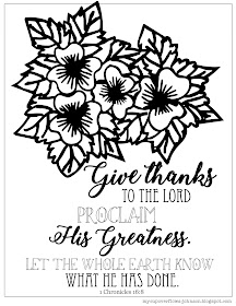 free coloring page with flowers